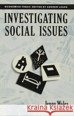 Investigating Social Issues Jenny Wales 9780333518311 PALGRAVE MACMILLAN - książka