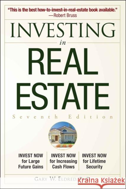 Investing in Real Estate Gary W Eldred 9781118172971 John Wiley & Sons Inc - książka