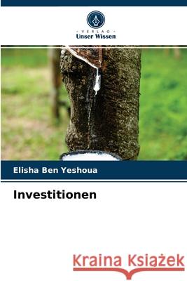 Investitionen Elisha Ben Yeshoua 9786204031910 Verlag Unser Wissen - książka