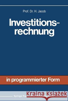 Investitionsrechnung Herbert Jacob 9783409371315 Gabler Verlag - książka