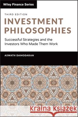 Investment Philosophies Aswath Damodaran 9781394273218 Wiley - książka