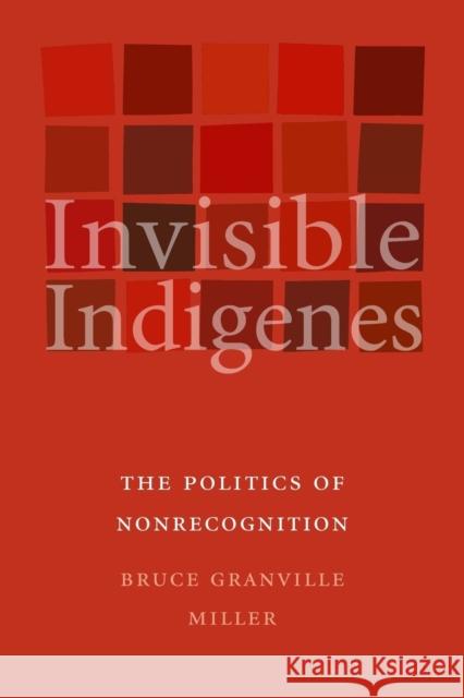 Invisible Indigenes: The Politics of Nonrecognition Miller, Bruce Granville 9780803218390 University of Nebraska Press - książka