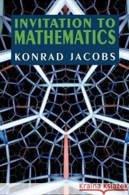 Invitation to Mathematics Konrad Jacobs 9780691025285 Princeton University Press - książka