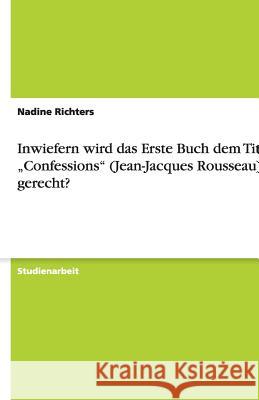 Inwiefern wird das Erste Buch dem Titel 