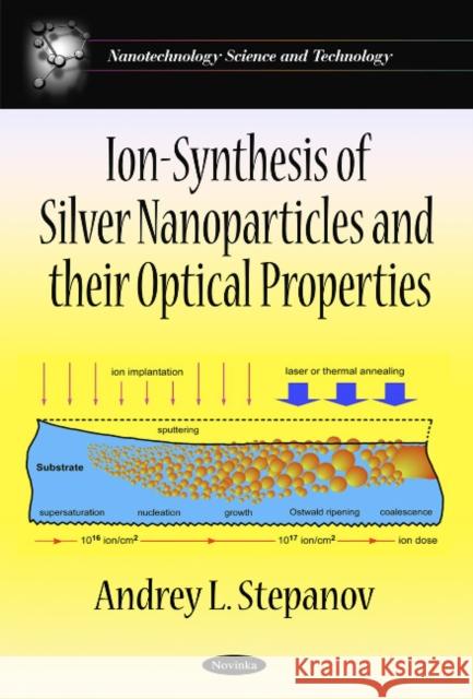Ion-Synthesis of Silver Nanoparticles & their Optical Properties Andrey L Stepanov 9781616688622 Nova Science Publishers Inc - książka