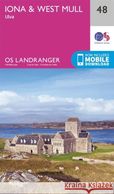 Iona & West Mull, Ulva Ordnance Survey 9780319261460 Ordnance Survey - książka