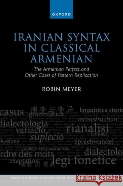 Iranian Syntax in Classical Armenian Meyer 9780198851097 OUP Oxford - książka