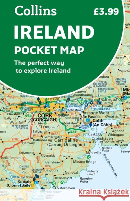 Ireland Pocket Map: The Perfect Way to Explore Ireland Collins Maps 9780008412821 HarperCollins Publishers - książka