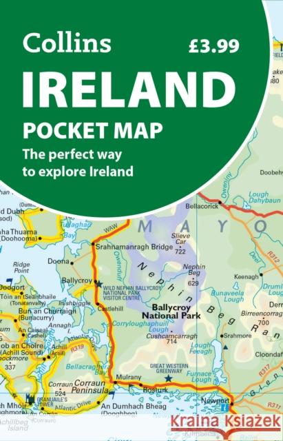 Ireland Pocket Map: The Perfect Way to Explore Ireland Collins Maps 9780008787448 HarperCollins Publishers - książka