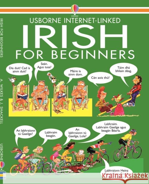 Irish for Beginners Angela Wilkes 9780746003831 Usborne Publishing Ltd - książka