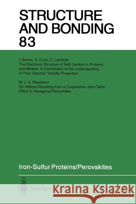 Iron-Sulfur Proteins Perovskites I. Bertini S. Ciurli C. Luchinat 9783662148877 Springer - książka