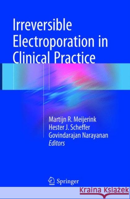 Irreversible Electroporation in Clinical Practice Martijn R. Meijerink Hester J. Scheffer Govindarajan Narayanan 9783319855714 Springer - książka