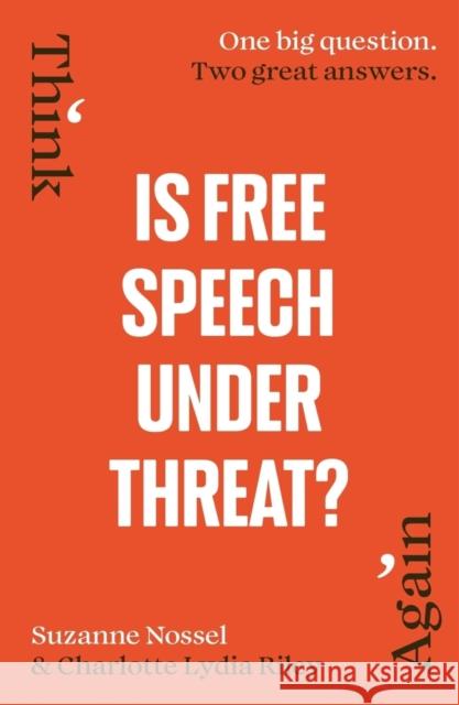 Is Free Speech Under Threat? Suzanne Nossel 9781529935714 Vintage Publishing - książka