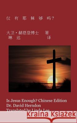 Is Jesus Enough? Chinese Edition Dr David M. Herndon Linda Lee 9781469909578 Createspace - książka