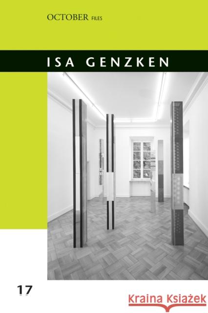 Isa Genzken  9780262527118 John Wiley & Sons - książka