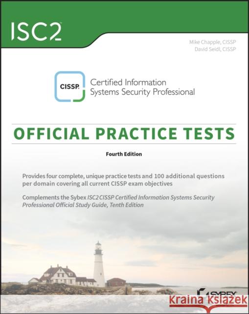 ISC2 CISSP Certified Information Systems Security Professional Official Practice Tests, 4th Edition  9781394255078  - książka