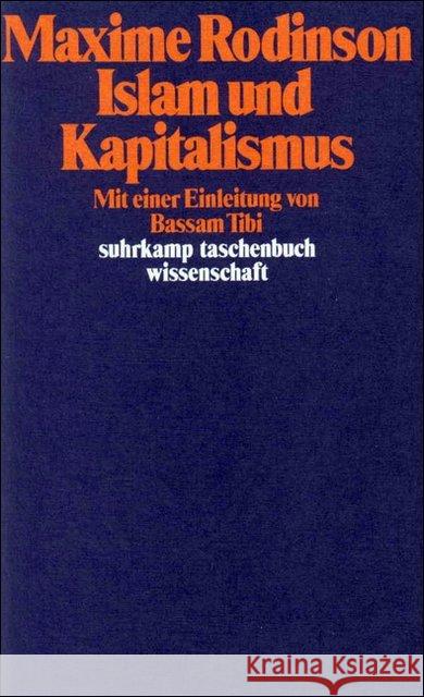 Islam und Kapitalismus Rodinson, Maxime 9783518281840 Suhrkamp - książka