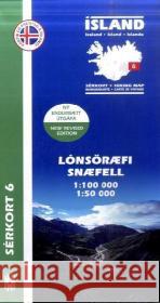 Island - Sérkort Lónsöraefi, Snaefell : Wanderkarte    9789979330370 Mal og menning - książka