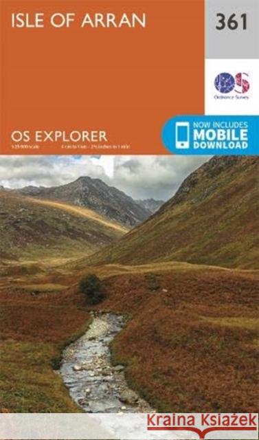 Isle of Arran  9780319263914 Ordnance Survey - książka