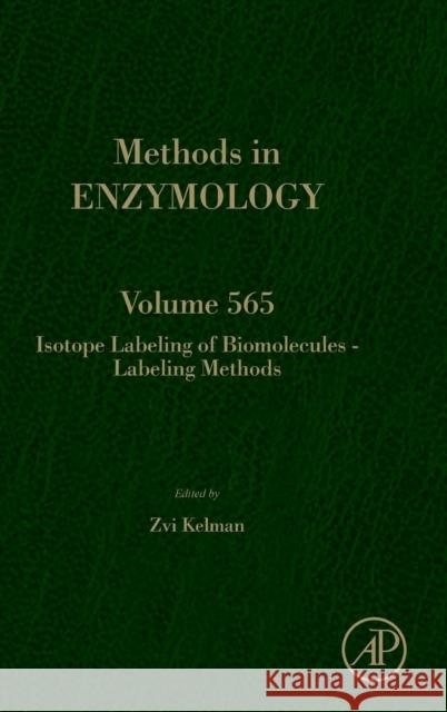 Isotope Labeling of Biomolecules - Labeling Methods: Volume 565 Kelman, Zvi 9780128030486 Elsevier Science - książka