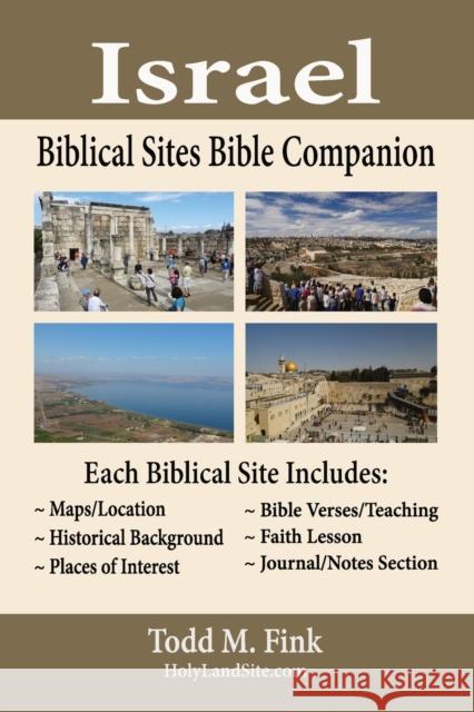 Israel Biblical Sites Bible Companion Fink 9781944601331 Selah Book Press - książka