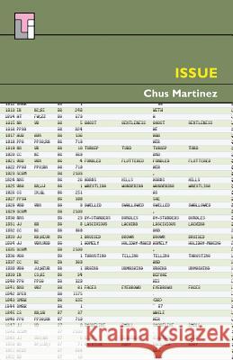 Issue Chus Martinez   9780992302146 Ledatape Organisation - książka