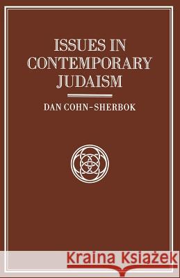 Issues in Contemporary Judaism Daniel Cohn-Sherbok 9781349213306 Palgrave MacMillan - książka