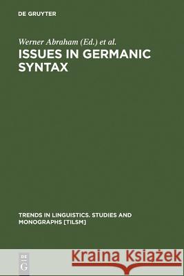 Issues in Germanic Syntax  9783110122053 Mouton de Gruyter - książka