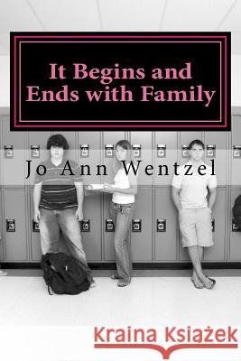 It Begins and Ends with Family Jo Ann Wentzel 9781530809172 Createspace Independent Publishing Platform - książka