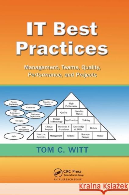 IT Best Practices: Management, Teams, Quality, Performance, and Projects Tom C. Witt (Nationwide Insurance, Freeport, Illinois, USA) 9781138374560 Taylor & Francis Ltd - książka