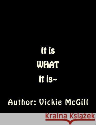 It is What it Is McGill, Vickie 9781500639112 Createspace - książka