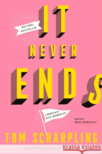 It Never Ends: A Memoir with Nice Memories! Tom Scharpling 9781419762222 Abrams - książka