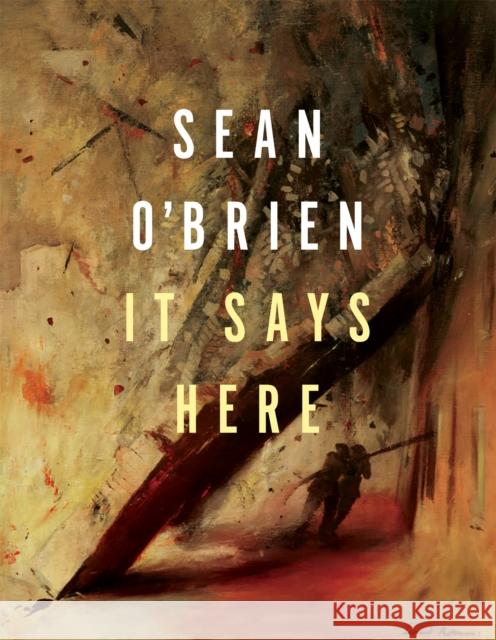 It Says Here Sean O'Brien 9781509840427 Pan Macmillan - książka