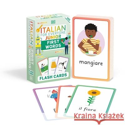 Italian for Everyone Junior First Words Flash Cards DK 9780241601426 Dorling Kindersley Ltd - książka
