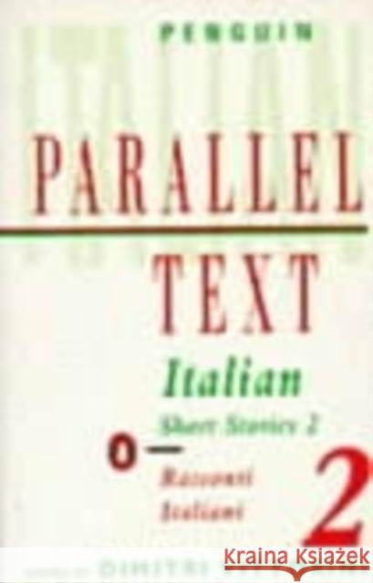Italian Short Stories Dimitri Vittorini 9780140032536  - książka