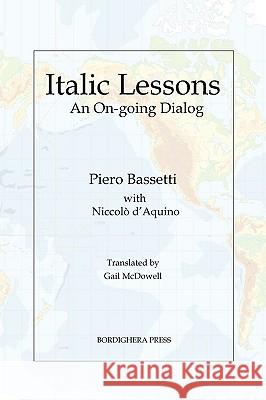 Italic Lessons Piero Bassetti Niccolo D'Aquino Gail McDowell 9781599540146 Bordighera Press - książka