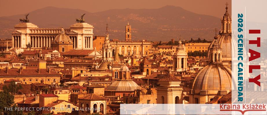Italy 2026 Panoramic 15 X 6.5 Wall Calendar Willow Creek Press 9781549256264 Willow Creek Press Calendars - książka