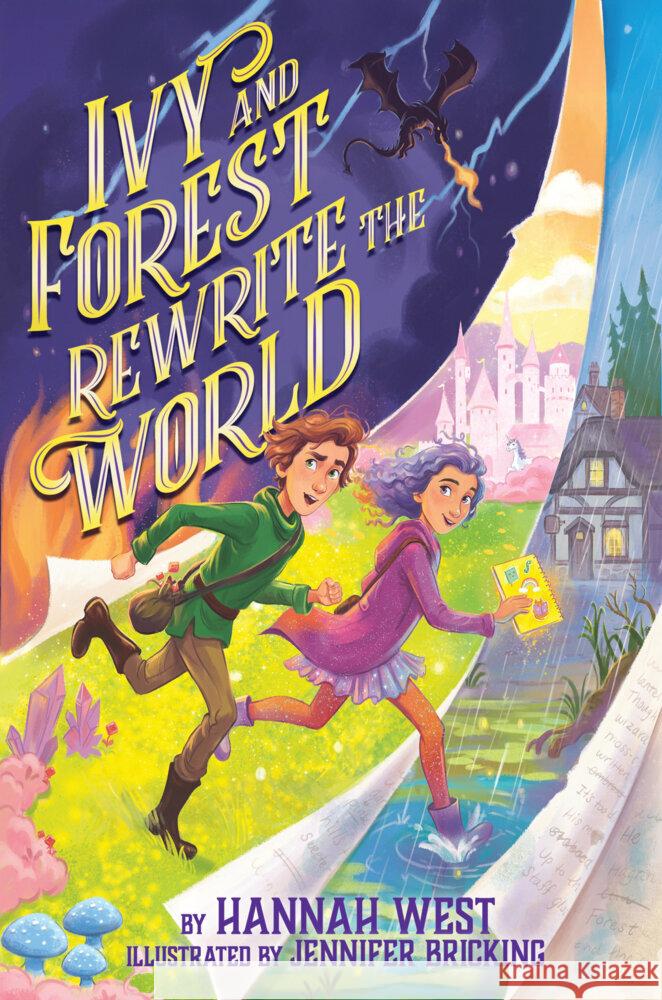 Ivy and Forest Rewrite the World Hannah West, Jen Bricking 9780823459865 Holiday House Inc - książka