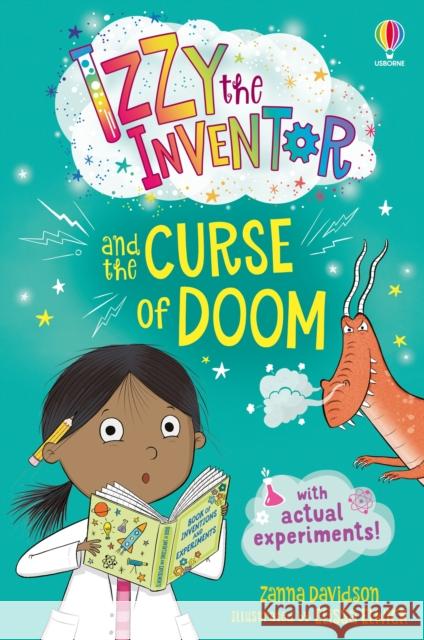 Izzy the Inventor and the Curse of Doom: A beginner reader book for children.  9781474999786 Usborne Publishing Ltd - książka