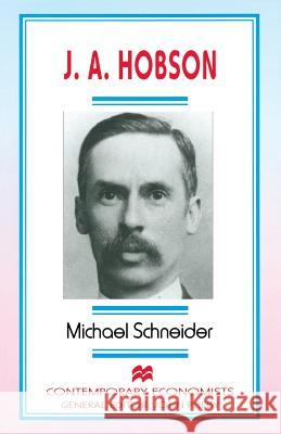 J. A. Hobson Michael Schneider 9781349247523 Palgrave MacMillan - książka