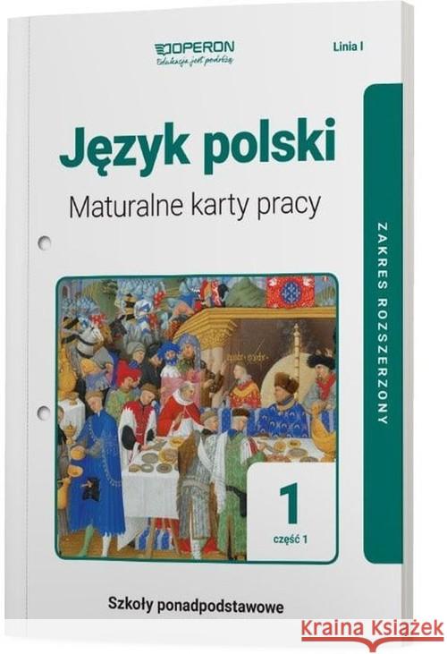 J. polski LO 1 Maturalne karty pracy ZR cz.1 2019 Jagiełło Urszula Janicka-Szyszko Renata Steblecka-Jankowska Magdalena 9788366365414 Operon - książka