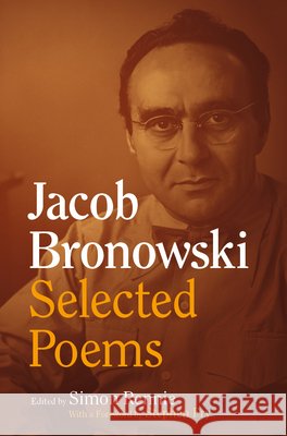 Jacob Bronowski: Selected Poems Simon Rennie 9783032195968 Palgrave MacMillan - książka