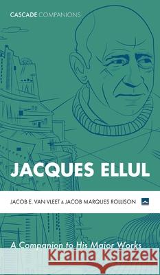 Jacques Ellul Jacob E. Va Jacob Marque 9781498288637 Cascade Books - książka