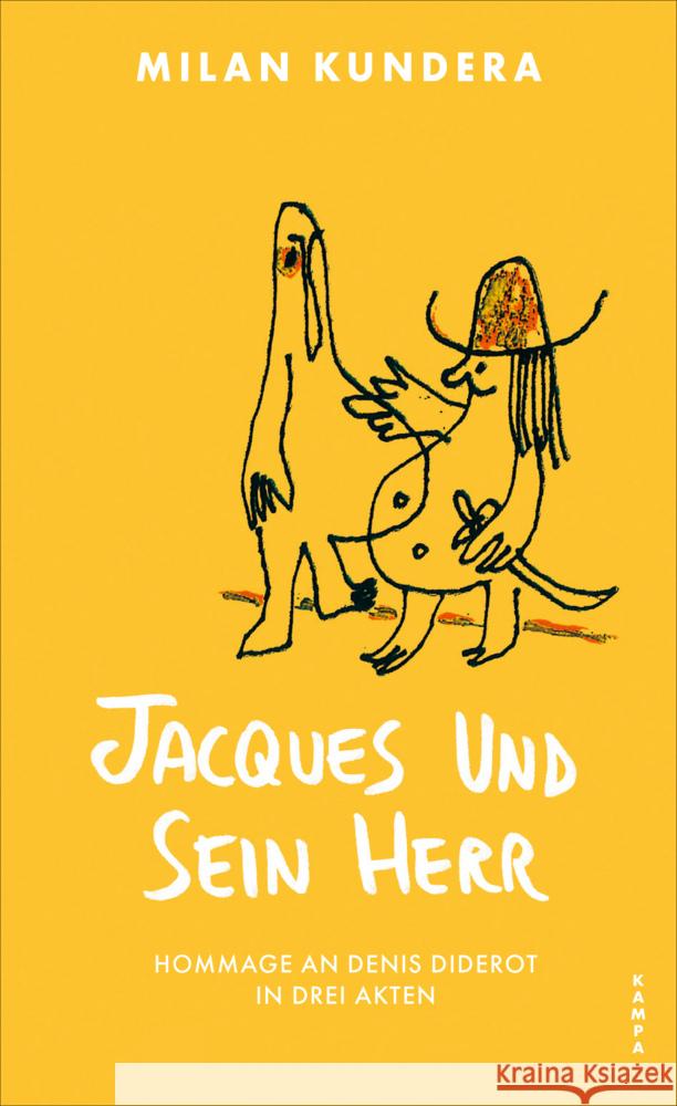 Jacques und sein Herr Kundera, Milan 9783311101284 Kampa Verlag - książka