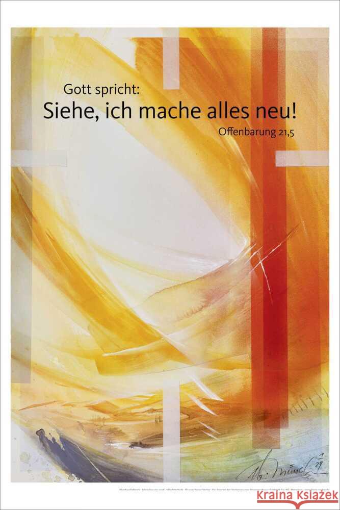 Jahreslosung Eberhard Münch 2026, Kunstdruck 40 x 60 cm Münch, Eberhard 4251693904885 bene! Verlag - książka