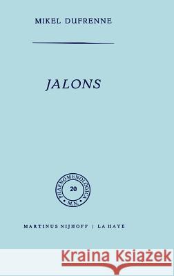 Jalons M. Dufrenne 9789024702527 Springer - książka