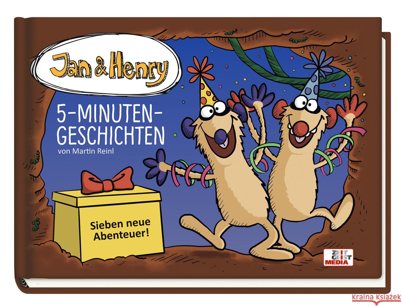 Jan & Henry: 5-Minuten-Geschichten Reinl, Martin 9783934046382 Zeitgeist Media - książka