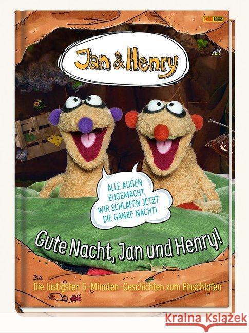 Jan & Henry - Gute Nacht, Jan und Henry! : Die lustigsten 5-Minuten-Geschichten zum Einschlafen  9783833234231 Panini Books - książka