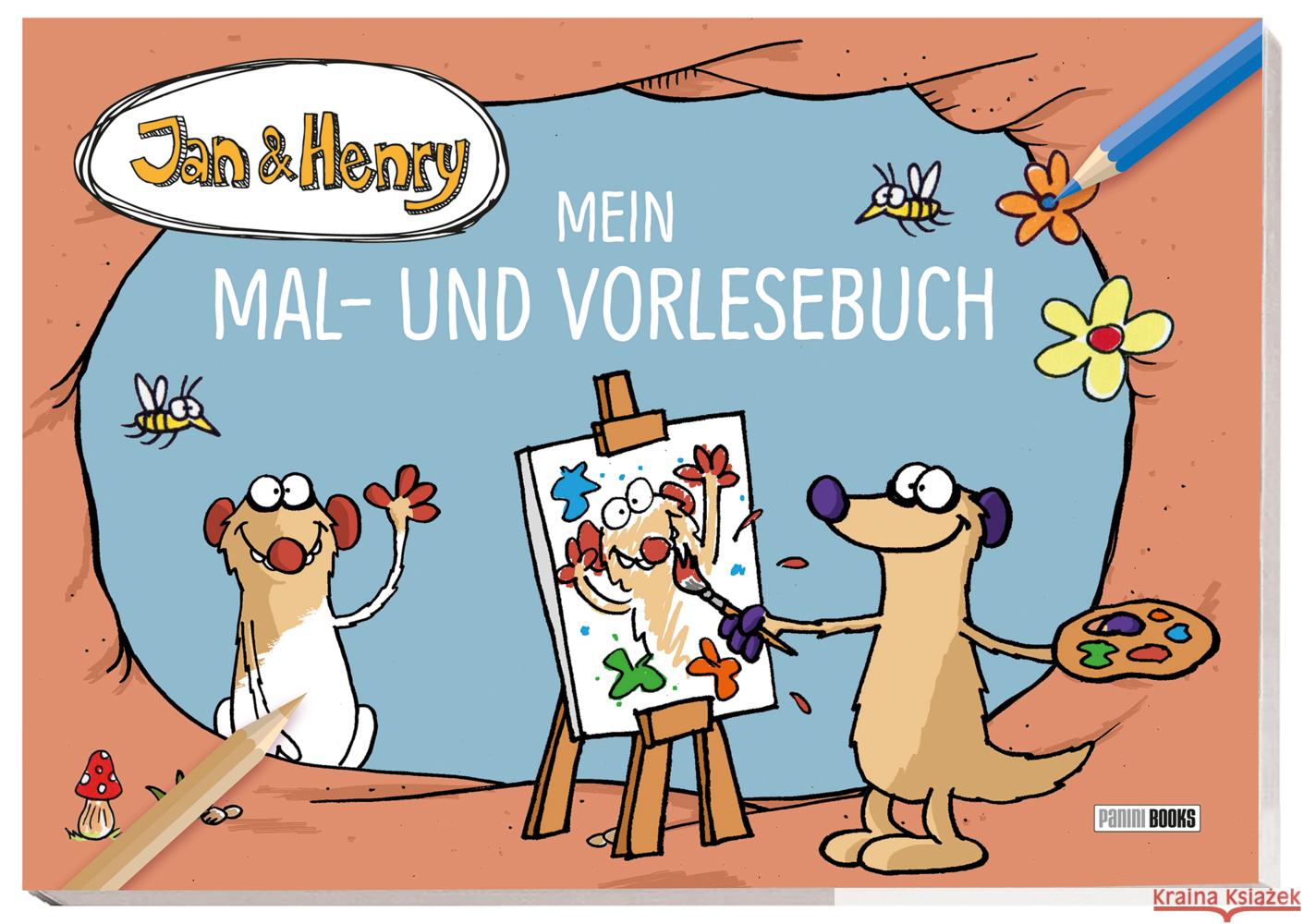 Jan & Henry: Mein Mal- und Vorlesebuch Reinl, Martin 9783934046429 Zeitgeist Media - książka