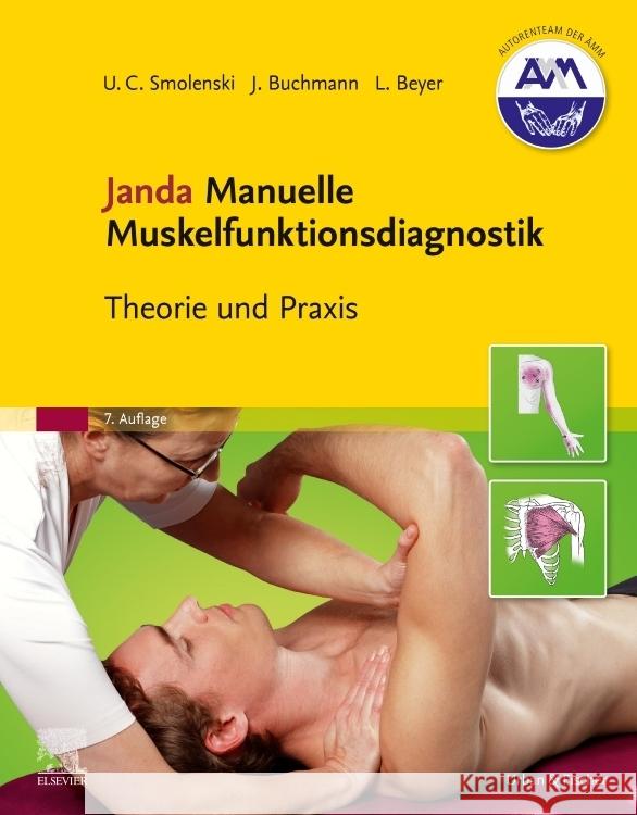 Janda Manuelle Muskelfunktionsdiagnostik Smolenski, Ulrich-Christian, Buchmann, Johannes, Beyer, Lothar 9783437450648 Elsevier, München - książka
